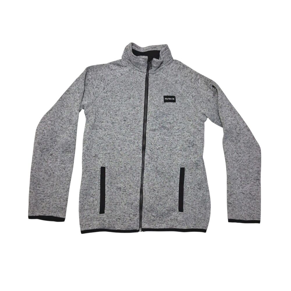 Hurley Boy's Medium Zip Up Jacket NEW WITH TAGS Long Sleeve Pockets
